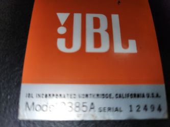 one set of DJ. JBL 2385A Horn with 2446H driver)
 price per set