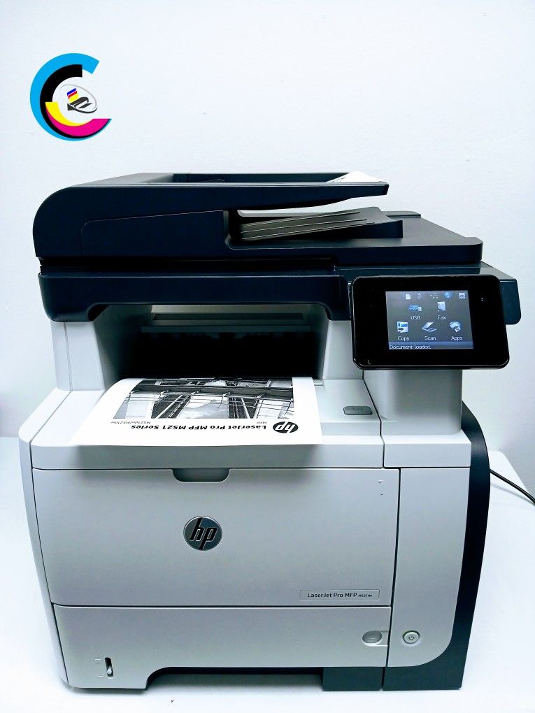Laser Printer Hp LaserJet Pro MFP M521dn || Prints Automatically Double-Sided || Touch Screen || All-in-One || Printing Speed Up To 42ppm ||