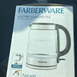 NEW Electric Kettle, Auto Shut-Off, BPA-Free, Boil-Dry Safe