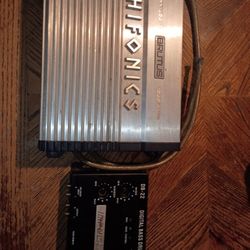 $130 1200 Watt Hifonic Brutus Amp And A Impulse Digital Bass Drive