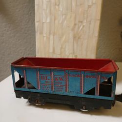 Vintage Marx lackawana 86000 blue coal car