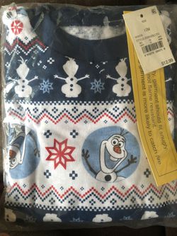 12 month Olaf pjs pants and long sleeve new