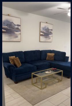 Blue Sectional