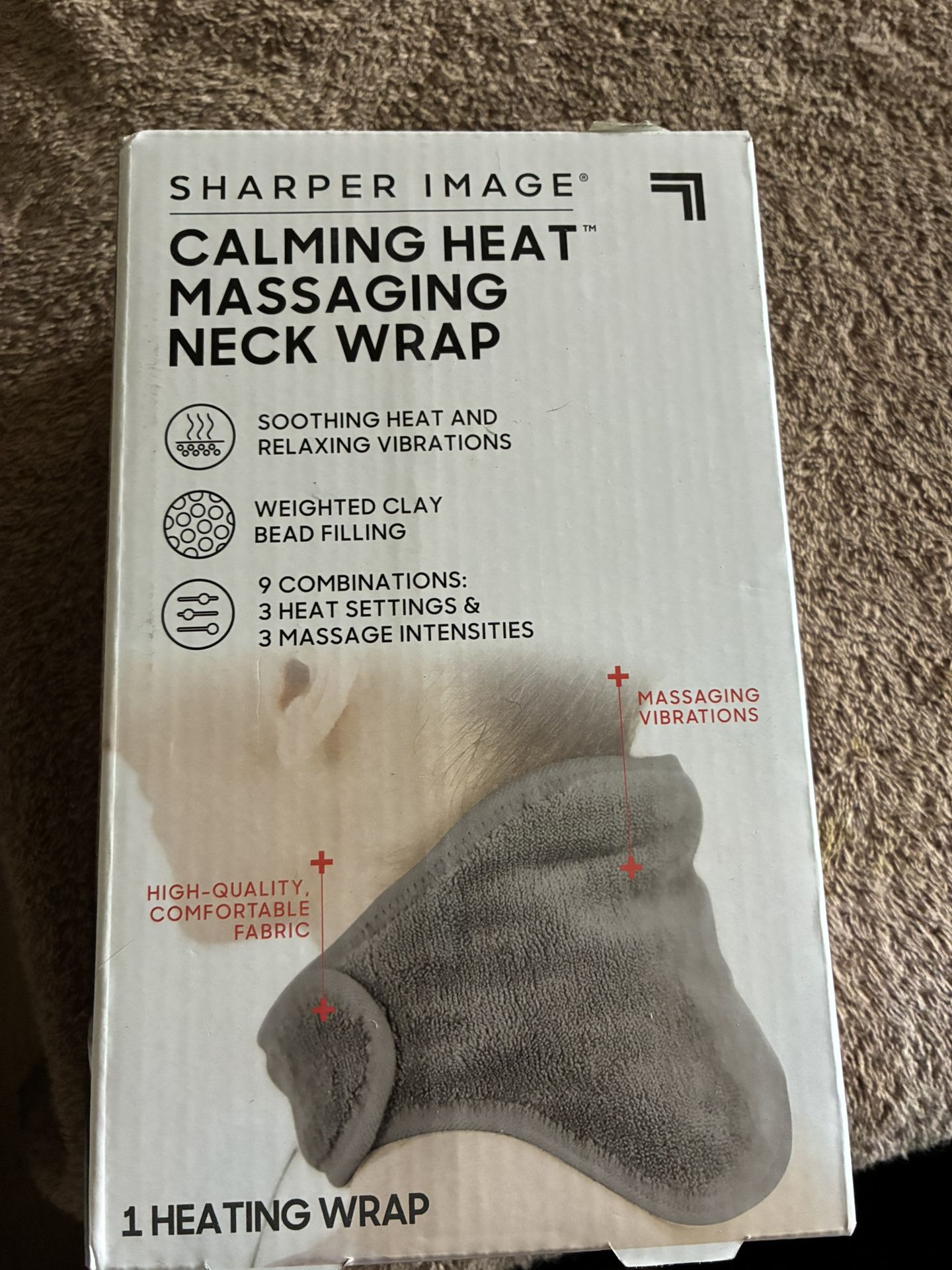 Calming Heat Message Neck Wrap