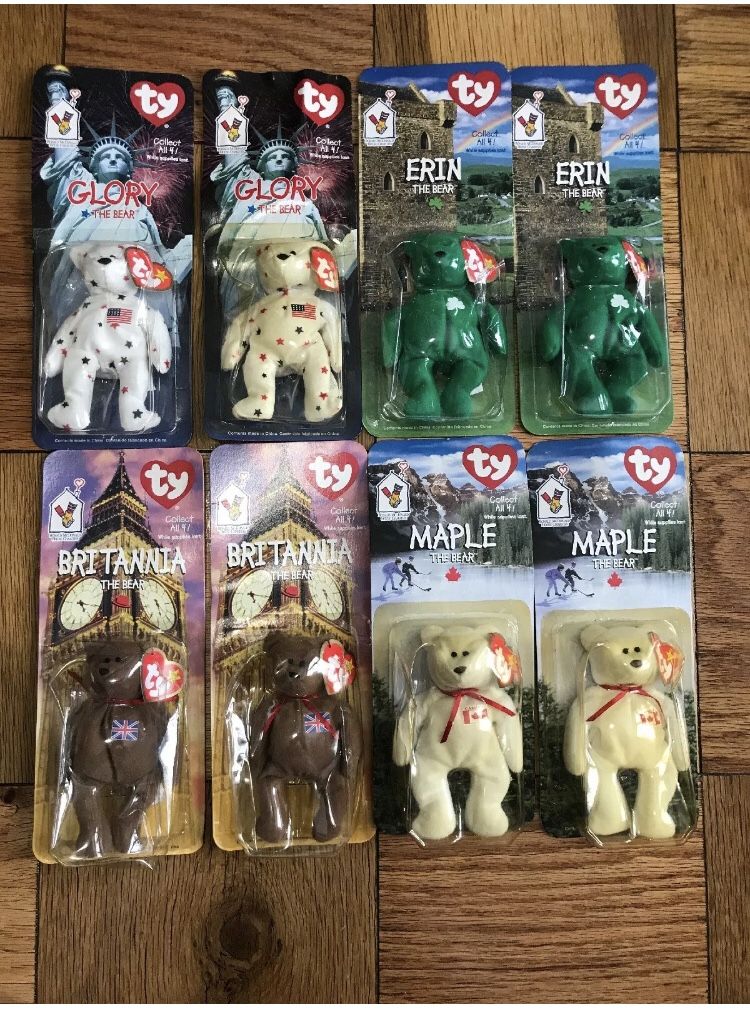 TY McDonald’s Beanie Babies Rare Bears