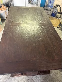 Solid Wood World Market Extendable Dining Table