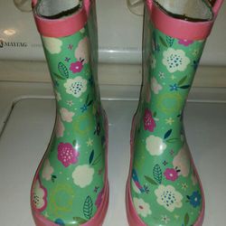 Girls Rain Boots Size 25/8