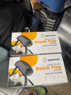 Baby Stroller Snack Tray (Black)