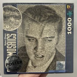 New Sealed Elvis Photomosaics Puzzle – 1000 pcs