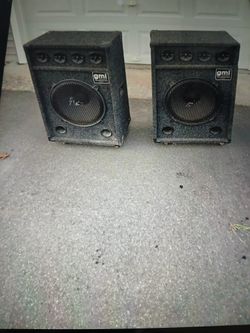 Two DJ Speakers