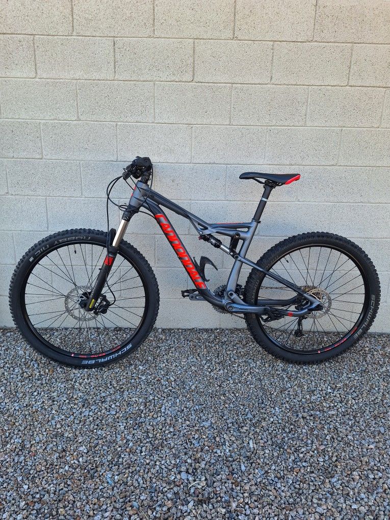 CANNONDALE HABIT 27.5 INCH FULL SUSPENSION MOUNTAIN BIKE LIKE NEW ( CHECK MY OTHER BIKES)