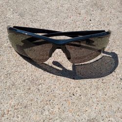 Puma Black Half Rim Polorized Sunglasses