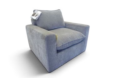 Sereen Fabric Swivel Taupe Accent Chair