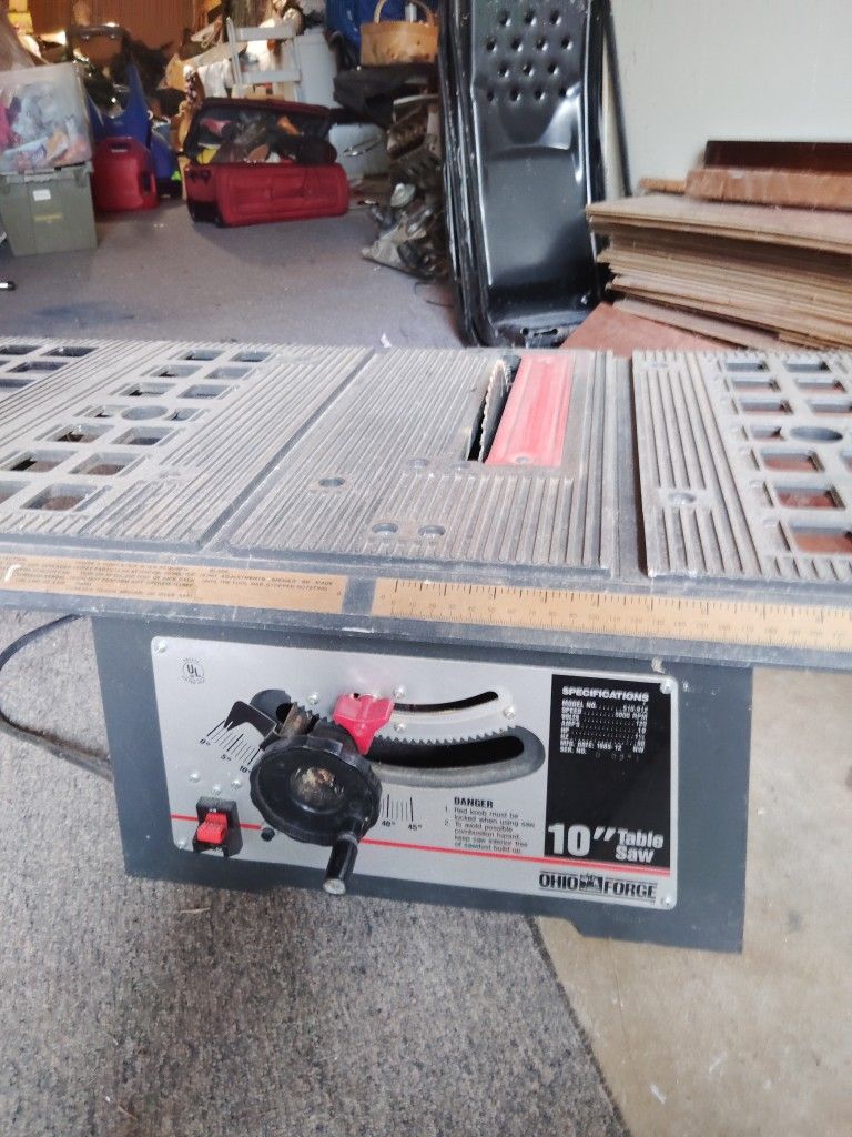 10 Inch Table Saw