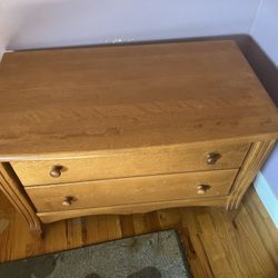 Solid Honey Oak Wood Chest