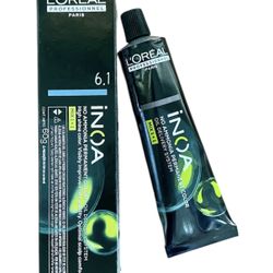 L'OREAL INÓA Ammonia-Free Permanent Hair Color 60g (2.1 OZ) – Color 6.1 