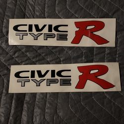2 Civic Type R Side Decals
