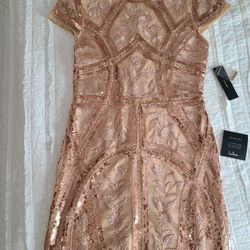 Lulus- Rose Gold Dress