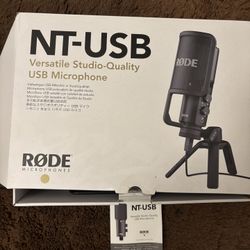 Versatile Studio Quality USB Rode Microphone Used
