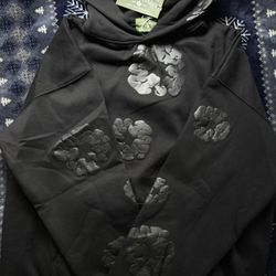 Mono Cotton Wreath Sweatshirt Black Denim Tears 