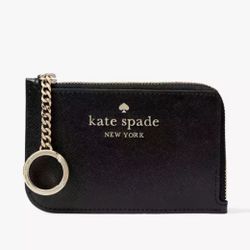 Kate Spade New York Cameron Saffiano Leather Medium Zip Card Holder