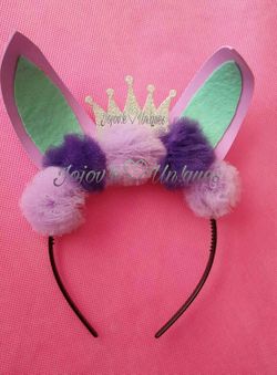 Easter baskets, princess headbands bunny ears