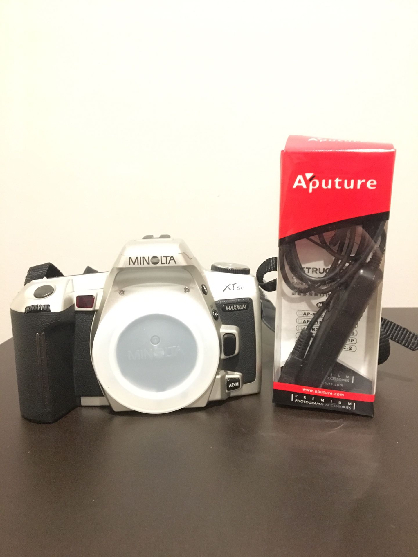 Minolta Maxxum XTsi Film Camera SLR (Lenses and bag included)