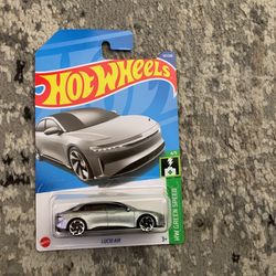 Lucid Air Ev Hot Wheels Rare Find Very Nice