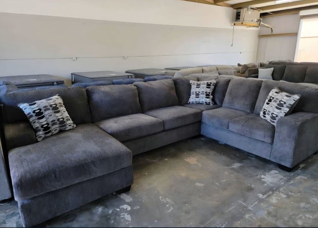 Ballinasloe Smoke Sectional $10 Down Payment And Financing Available