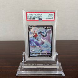 Pokemon Astral Radiance Galarian Articuno V TG16/TG30 Trainer Gallery PSA 10 GEM MINT