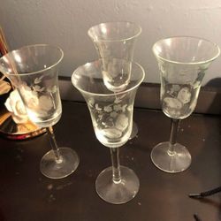 Vintage Wine Glasses /Copas De Vino