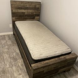 Twin Bed With Frame 