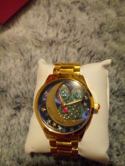Betsey Johnson Owl Gold Watch