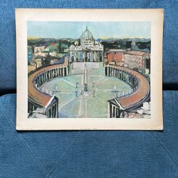 Penn Prints 1958 - St. Peter’s Rome 