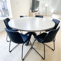 Custom Built Dining Table Solid wood Farmhouse Set Modern Rustic Bench Country Oval Round Counter Breakfast Height  Farm House 