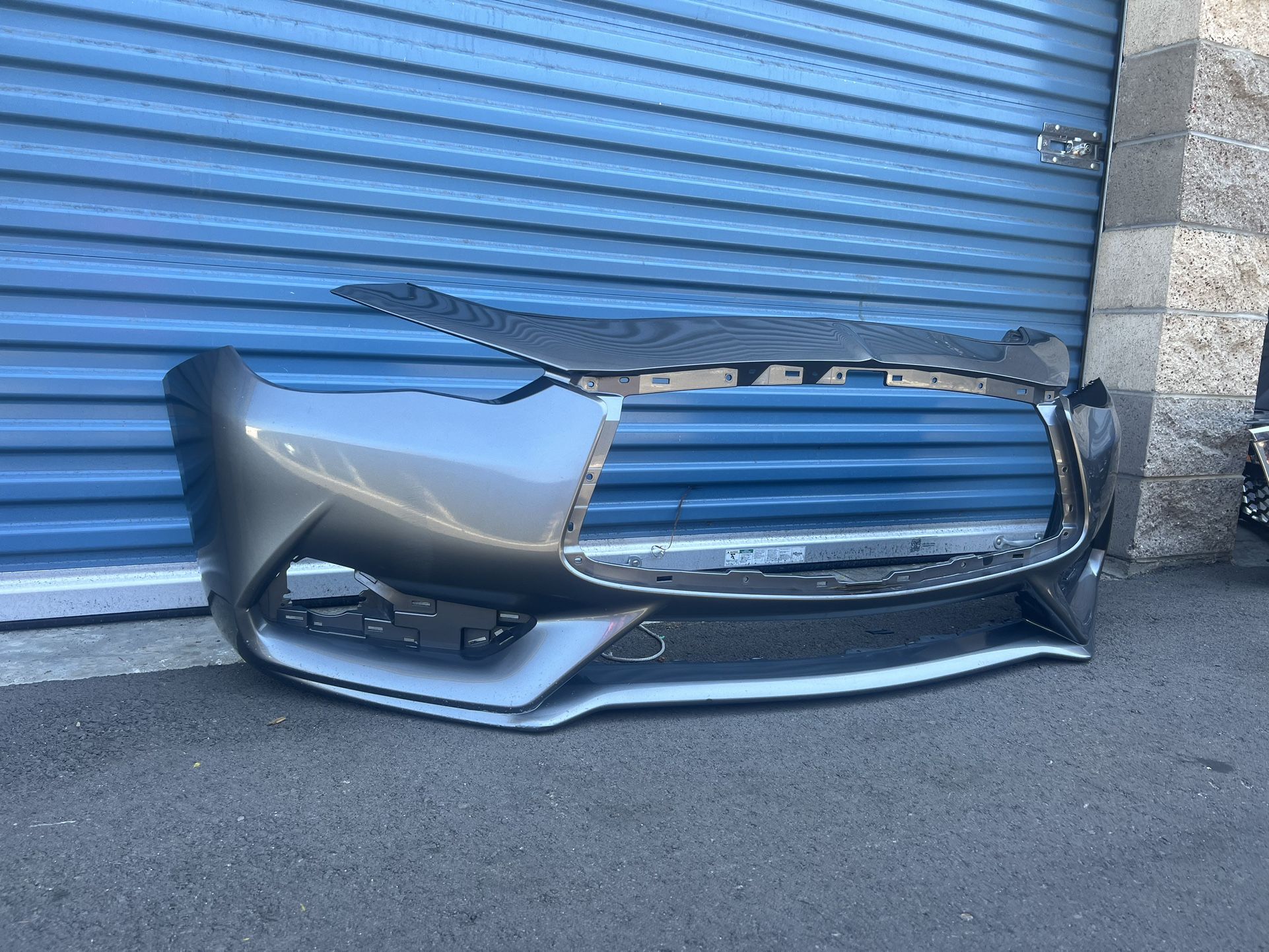 2017-2018-2019-2020-2021-2022 Infiniti Q60 Front Bumper OEM
