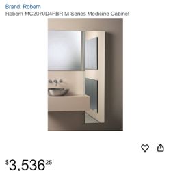 Robern MC2070D4FBR M Series Medicine Cabinet