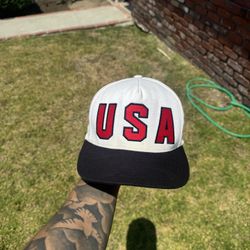Supreme USA Olympic Team Hat Team USA Snapback Rare Visions of Gold Snapback