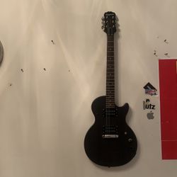 Les Paul Epiphone Matte Black Electric Guitar 