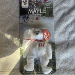 Ty Maple Bear Rare With Date And tag Error 
