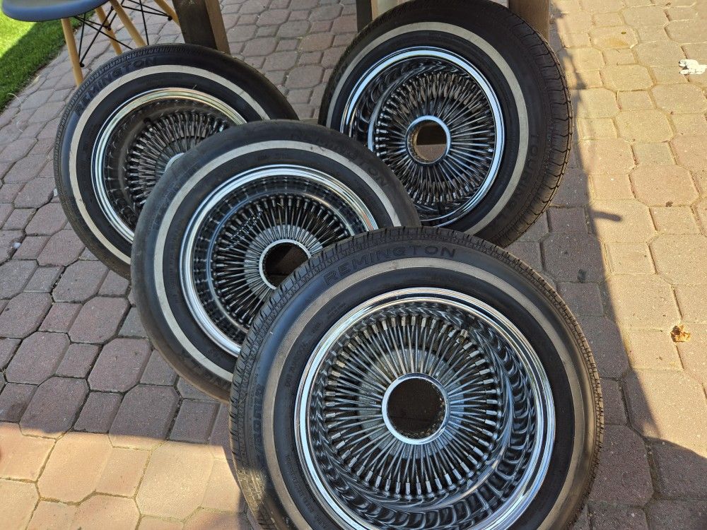 Lowrider Wire Wheels Chrome
