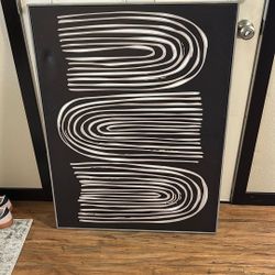 Abstract Art, Framed Canvas 