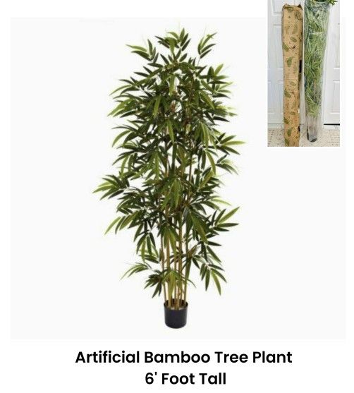 6' Foot Bamboo Tree Artificial Plant 