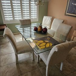 Glass dining table for sale