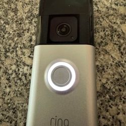 Ring Battery Doorbell Pro with door mount