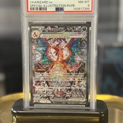 2023 Charizard EX 223 Obsidian Flames Special Illustration Rare Pokémon PSA 8