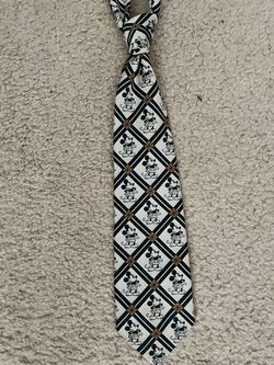 Vintage 1970s Mickey Mouse by Cervantes Disney Qiana Nylon Necktie Tie