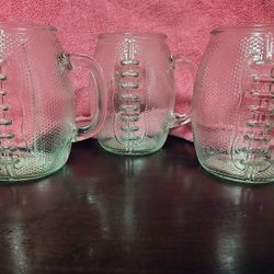 Football Glass Mugs 