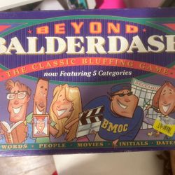 Beyond Balderdash Bluffing Game from Parker Brothers 1997