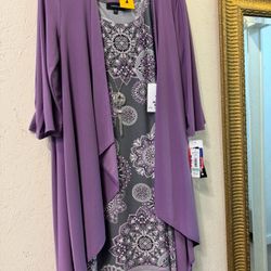 Paisley Two Piece Jacket Dress